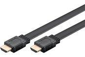 Kabel wyswietlacza - Pro HDMI 2.1 Flat - 3m - Black - HDMI2.1Flat-3m-Black