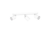 Inteligentny dom - EGLO ADFIRA-Z SZYNA PUNKTOWA L400 GU10 3X4.9W 3X345LM BIAŁY/CHROM - 31856