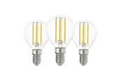 Zarówka LED - EGLO Żarówka światła LED P45 7W 806LM 2700K 3 SZT PRZEZROCZYSTY E14 - 110303