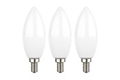 Zarówka LED - EGLO Żarówka światła LED C37 4,9W 470LM OPAL 3 SZT. E14 - 117521