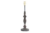 Lampy - EGLO STÓŁ VINTAGE SZARY/ANTYCZNY Z ODCIENIEM - 49304