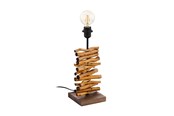 Lampy - EGLO STÓŁ SEAHOUSE BEZ KLOSZA H400 ANTIK BBROWN - 49754