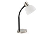Lampy - EGLO STÓŁ MACERE H340 E14 SS/BIAŁY - 901061