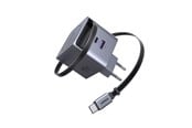 Telefon - Adapter i Ładowarka - UGREEN 45 W GaN Fast Charger with Retractable Cable - 65822