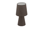 Lampy - EGLO STÓŁ CARPARA 2L H340 BRĄZOWY - 97123