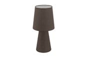Lampy - EGLO STÓŁ CARPARA 2L H470 BRĄZOWY - 97133