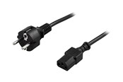 Kabel zasilajacy (wewnetrzny) - Deltaco DEL-111M - power cable - power CEE 7/7 to power IEC 60320 C13 - 5 m - DEL-111M