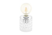 Lampy - EGLO STÓŁ CERCAMAR E27 H120 PRZEZROCZYSTY - 99084