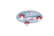 Lampy - EGLO LALELU SUFITOWA 3L Ø400 JASNY SZARY - 97705