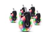Fotel gamingowy - Trust GXT701 LED GEL CHAIR WHEELS - 25803