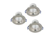 Lampy - EGLO SALABATE WBUDOWANY. ZESTAW AMORTYZATORÓW Ø88 3X450LM 4000K. IP44 SS - 31865