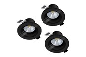 Lampy - EGLO SALABATE WBUDOWANY. ZESTAW AMORTYZATORÓW Ø88 3X450LM 4000K. IP44 - 31867