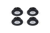 Lampy - EGLO MAZUBY 1 DO ZABUDOWY. ZESTAW AMORTYZATORÓW Ø85 4X500LM 3000K. IP44 - 31884