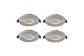 Lampy - EGLO MAZUBY DO ZABUDOWY. ZESTAW Ø88 4X500LM 3000K IP65 SS - 31885