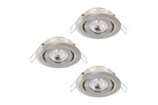 Lampy - EGLO WBUDOWANY MINI-KRĄŻEK SALICETO. KIP Ø77 3X350LM 3000K WILGOĆ. B - 31927