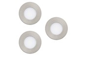 Lampy - EGLO WBUDOWANY FUEVA-C. ZESTAW RGBTW 3X3W 3X360LM Ø85 SS - 32882