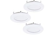 Lampy - EGLO FUEVA 3 DO ZABUDOWY. ZESTAW Ø85 3X2,7W 3X300LM - 34014