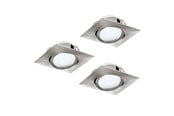 Lampy - EGLO PINEDA WBUDOWANA. SÆT KIP 3X500LM 84X84 SS - 95846