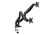 Uchwyt na monitor - InLine mounting kit - for 2 LCD displays - black - 23171B