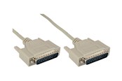 Kabel równolegly, szeregowy - InLine - serial cable - DB-25 to DB-25 - 2 m - 11112M