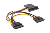 Kabel zasilajacy (wewnetrzny) - InLine - power splitter - SATA power to SATA power - 15 cm - 29681
