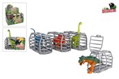 Male prezenty dla dzieci - Pocket Money Dinosaur In Cage - assorted - 570373