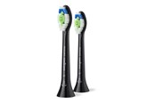 Szczoteczka elektryczna do zębów - Philips Akcesoria Sonicare W2 Optimal White HX6062 - replacement brushhead - black - HX6062/88