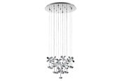 Lampy - EGLO KLASTER PIANOPOLI Ø500 CHROM/KRYSZTAŁ *DEMO* - 93662