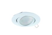 Lampy - EGLO TEDO DO ZABUDOWY. Ø80 KIP GU10 4,6W 400LM BIAŁY - 31682