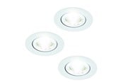 Lampy - EGLO SALICETO WBUDOWANY. ZESTAW KIP Ø88 3X450LM 4000K PRZECIWWILGOCIOWY. BIAŁY - 33391