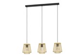 Lampy - EGLO HYKEHAM DŁUGI STÓŁ 3XE27 L910 NATURALNY - 43853