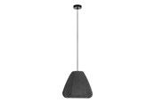 Lampy - EGLO BARLASTON LAMPA WISZĄCA Ø350 E27 SZARA - 43973