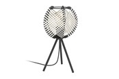 Lampy - EGLO WAVERTON STÓŁ H400 E27/DREWNIANY/BIAŁY - 44008