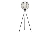 Lampy - EGLO PODŁOGA WAVERTON H1430 E27/DREWNO/BIAŁY - 44009