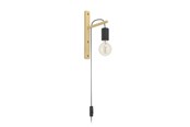 Lampy - EGLO POCKLEY WALL E27/DREWNO FSC - 44013