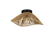Lampy - EGLO SUFIT LAWISTOWY Ø390 E27/NATURALNY FSC - 44071