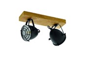 Lampy - EGLO GATEBECK SPOT 2XE14 DREWNIANY/ - 49077