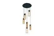 Lampy - EGLO LITTLETON CLUSTER 6L NATURALNY - 49549