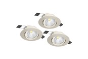 Lampy - EGLO SALICETO WBUDOWANY. ZESTAW AMORTYZATORÓW KIP Ø88 3X450LM. B - 900746