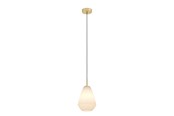 Lampy - EGLO CAPRAROLA PENDANT Ø20 CM  BRUSHED AMBER/SAND - 900812