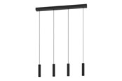 Lampy - EGLO STÓŁ DŁUGI ALMUDAINA L840 4X480LM DAMPB. CZARNY - 900906
