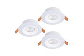 Lampy - EGLO WBUDOWANY CALONGE. ZESTAW Ø98 3X520LM+RGB EDGE FJ. BETJ. BIAŁY - 901117
