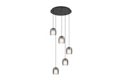 Lampy - EGLO CIAMPINO CLUSTER 5XE27/TRANSP. - 901194