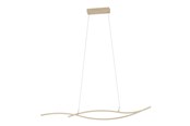 Lampy - EGLO ŚWINIA OLIA DŁUGI STÓŁ L1400 20W 2500LM 4000K KOLOR DREWNA - 901212