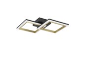 Lampy - EGLO CALLIERA SUFITOWA 525X310 2500LM 4000K DIMMPB. CZERŃ & BIAŁA - 901225