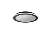 Lampy - EGLO AMORTYZATOR MACCHIONI SUFITOWA Ø380 CCT 2360LM. CZERŃ Z EFEKTEM KRYSZTAŁU - 901238