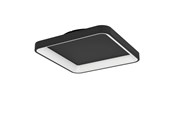 Lampy - EGLO LORETELLO SUFITOWA 350X350 CCT 1440LM DIMMPB. CZARNY - 901252