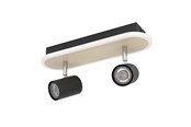 Lampy - EGLO LISTWA MONTAŻOWA RIMBOCCHI SPOT L340 12W 1500LM DREWNIANA/ - 901632