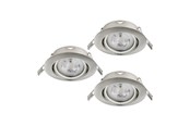 Lampy - EGLO FAVAZZINA WBUDOWANA. SÆT KIP Ø88 GU10 3X4,9W 3X400LM SS - 901757