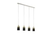 Lampy - EGLO AZBARREN DŁUGI STÓŁ 4XE27 L1195 SZARY - 39752